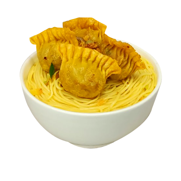 Pork Wonton Fried Noodle Soup (4 pcs/Order)