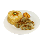 Dimsum with Rice Pilaf