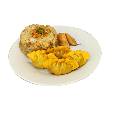 Pork & Shrimp Wonton Fried with Rice Pilaf (4 pcs/Order)