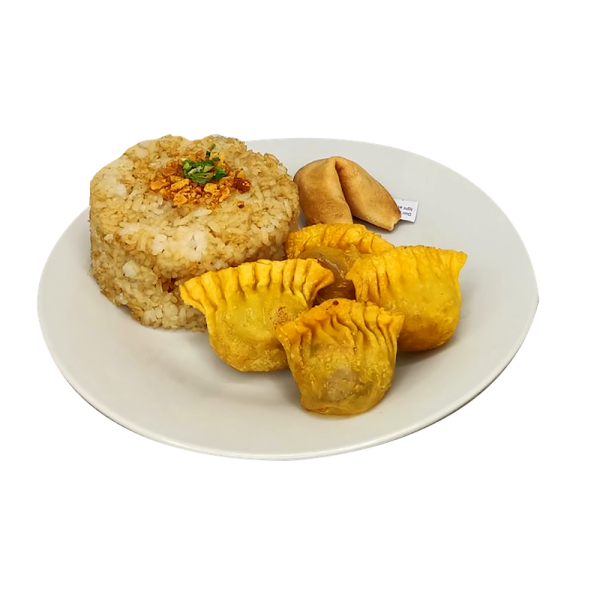 Pork Wonton Fried with Rice Pilaf (4 pcs/Order)