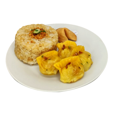 Pork Wonton Steamed with Rice Pilaf (4 pcs/Order)